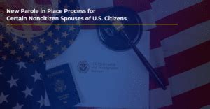 Application for Parole in Place for Certain Noncitizen Spouses .
